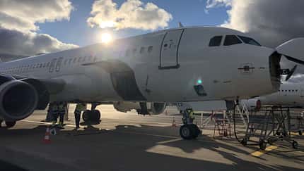APOC lässt eine ausgemusterte A320 durch EFW in Rothenburg/Görlitz ausschlachten.