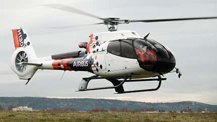 Eine H130 dient Airbus Helicopters als Flightlab für die Erprobung neuer Technologien.