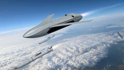 DARPA untersucht ein UAV, das Lenkflugkörper gegen feindliche Flugzeuge startet.