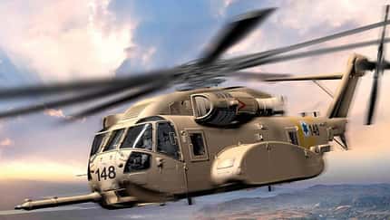 Israel hat die CH-53K von Sikorsky al Ersatz für seine alten CH-53D gewählt.