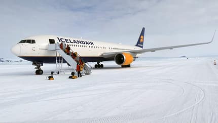 Icelandair fliegt mit der 767 in die Antarktis