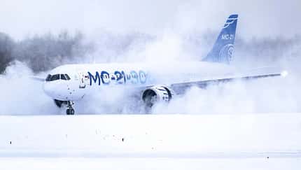 Irkut MS-21 stellt sich Vereisungstests