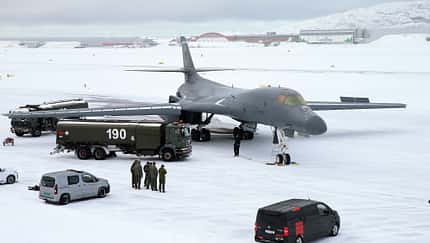 B-1B Lancer wagt sich über den Polarkreis