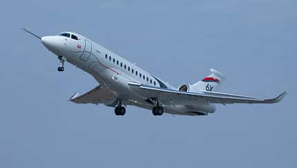 Die Dassault Falcon 6X startete am 10. März 2021 in Bordeaux-Merignac zum Erstflug.