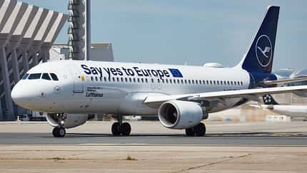 Airbus A320-200 "Sindelfingen" der Lufthansa. 