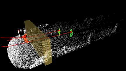 Mit einem LiDAR-System von Blickfeld werden in Terminal 1 in Frankfurt die Passagierströme aufgezeichnet und ausgewertet. 