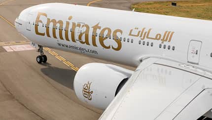 Zwei Emirates-777 zugleich auf der Piste: Startabbruch