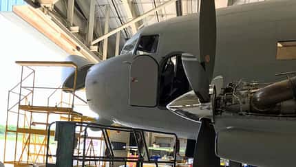 Das wahrscheinlich älteste aktive Flugzeug der US Navy