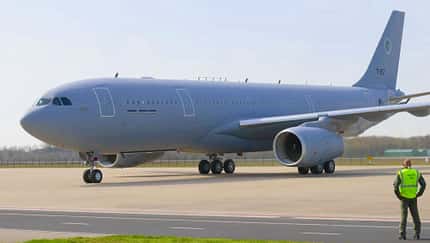 Die Multinational Multirole Tanker Transport Unit in Eindhoven hat am 1. April 2021 ihren vierten A330 MRTT erhalten. 