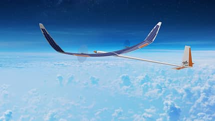 Stratosphärenflugzeug HAP alpha, entwickelt vom DLR.