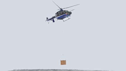 Ansat kann bis zu 1000 Kilogramm als Außenlast tragen.