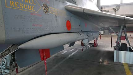 Mit der Hochrüstung auf den P2Eb-Standard können die Eurofighter der Luftwaffe auch die Meteor-Lenkwaffe nutzen.