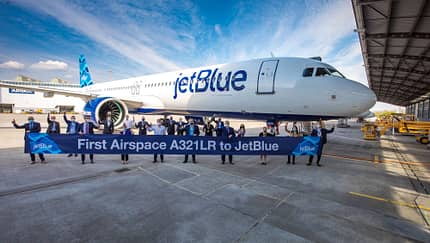 Jetblue übernimmt ihre erste A321LR