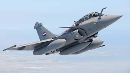 Dassault Rafale der ägyptischen Luftstreitkräfte.