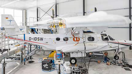 Dornier Seastar im Vibrationsmodus