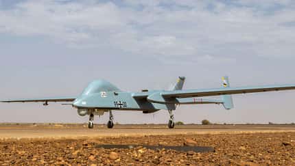 Die Bundeswehr setzt die unbemannte IAI Heron 1 seit 2016 in Mali ein.