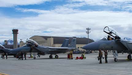 Beide bisher gelieferten Boeing F-15EX nahmen Anfang Mai 2021 an "Northern Edge" in Alaska teil.
