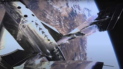 Am 22. Mai 2021 gelang dem SpaceShipTwo der dritte Flug in Weltraum-Höhen, diesmal vom Spaceport America in New Mexico aus.