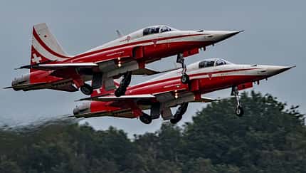Tiger-Kampfjet in der Schweiz abgestürzt