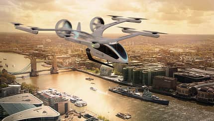 Eve will 200 Lufttaxis an Halo für den Betrieb in USA un Großbritannien liefern.