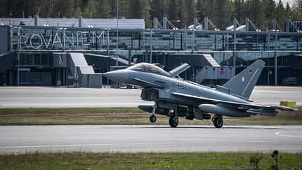 Zehn Eurofighter der Luftwaffe sind bei Arctic Challenge 21 dabei. 
