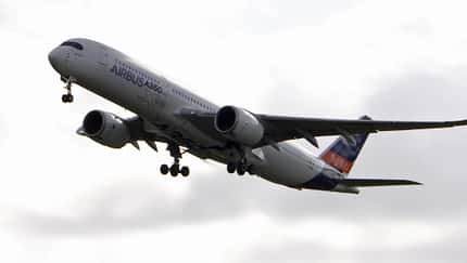 Im Abgasstrahl der A350-900