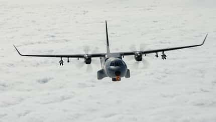 Airbus arbeitet an einer bewaffneten Versin des C295-Transporters und hat erste Testflüge mit Außenlasten durchgeführt.