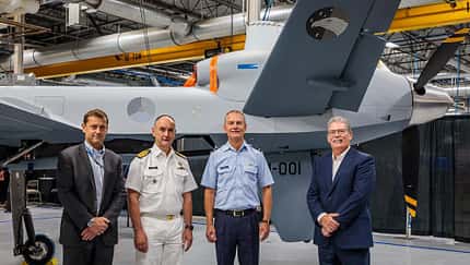 Der erste MQ-9 Reaper Block 5 für die Niederlande wurde bei General Atomics Aeronautical Systems fertiggestellt.