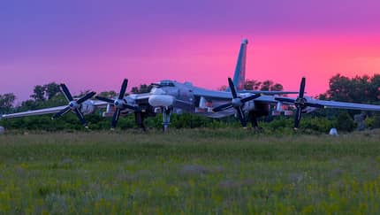 Mit der Tupolew Tu-95 durch die Nacht