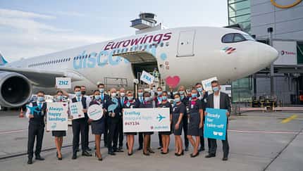 Am 24. Juli 2021 führte Eurowings Discover ihren ersten Flug durch. Er ging von Frankfurt nach Mombasa und Sansibar.