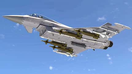 Hensoldt führt im Auftrag der Bundeswehr Studien zur Verbesserung des Eurofighter-Selbstschutzsystems durch.