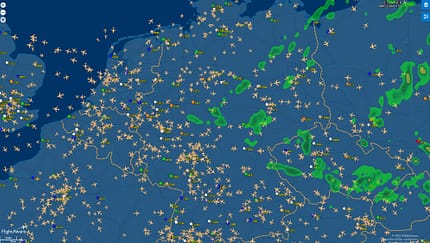 Flight Aware Screenshot 31 August 2021.