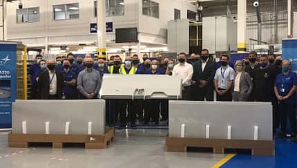 Spirit AeroSystems stellt in Prestwick Spoiler für die A320-Familie her. 