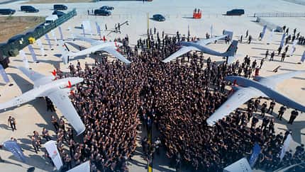 Bayraktar Akinci UCAV von Baykar aus der Türkei.