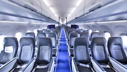 Das Airspace-Kabinenlayout bei Lufthansa. 