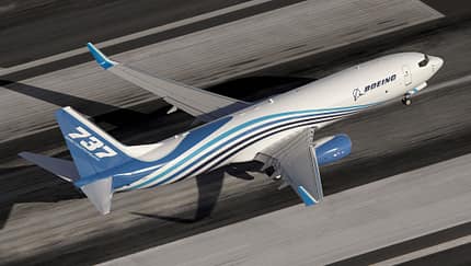 Boeing wird ab 2022 Passagier-737-800 in Gatwick in Frachter umrüsten.