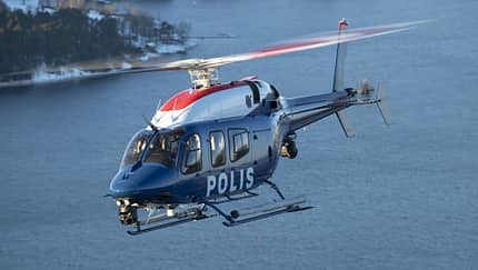Die Schwedische Nationalpolizei hat die Bell 429 im Einsatz.