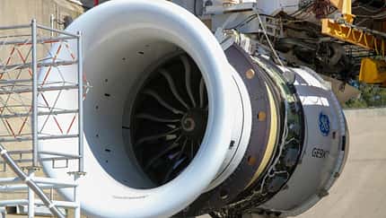 GE9X trotzt Sandsturm