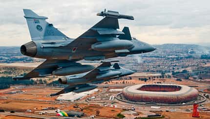 Südafrikas Gripen können seit Monaten nicht fliegen