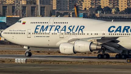 Was geschieht mit der festgesetzten Boeing 747?