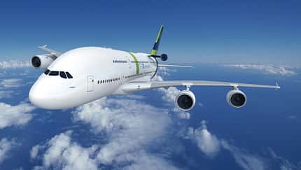 Die erste A380 wird zum Wasserstoff-Testflugzeug