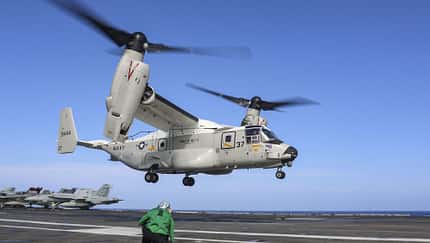 Bell Boeing CMV-22 Osprey für Transportaufgaben der US Navy.
