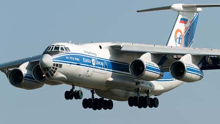 Was machte die russische Il-76 in Bratislava?