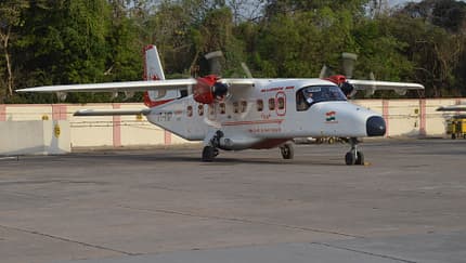Alliance Air nutzt zivile Do 228 von Hindustan Aeronautics für Regionalflüge in Indien. 