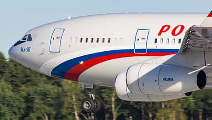 Was machte die russische Il-96 in Berlin?