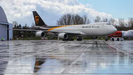 Der letzte neue Jumbo Jet für UPS