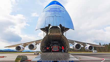 Antonov Airlines: Mit 200 Tonnen Fracht nach Afrika 