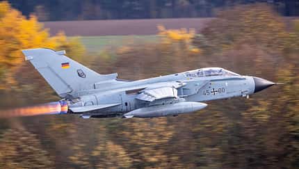 Panavia Tornado der Luftwaffe beim Taktischen Luftwaffengeschwader 33 in Büchel.