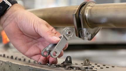 3D-gedrucktes Ersatzteil für V2500 zugelassen
