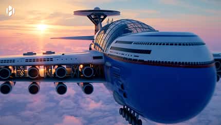 Dieses fliegende Hotel sprengt jedes Sommerloch